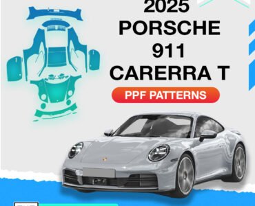 Porsche 911 Carrera T PPF precut software