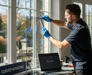 tinting curved windows