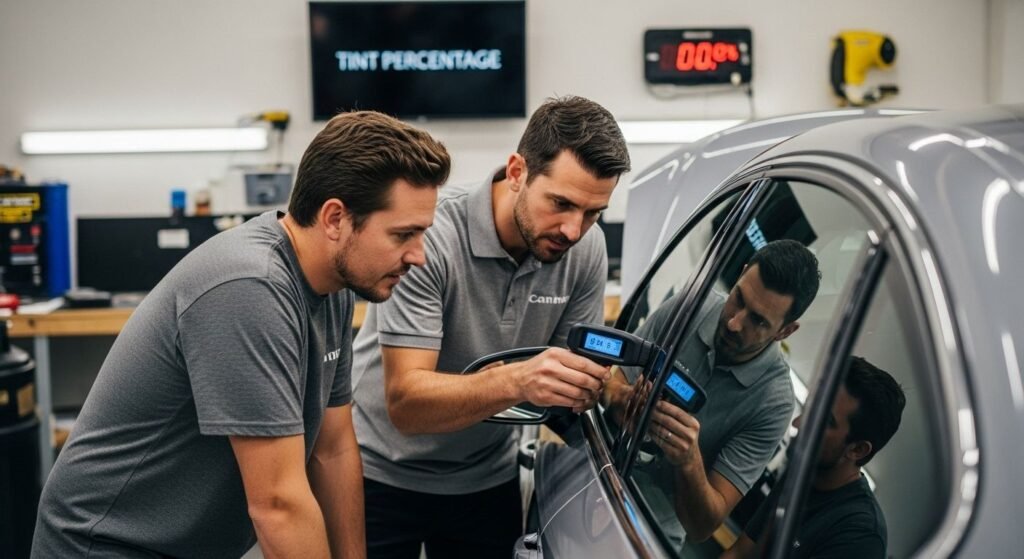 window tint percentage reading – AEONCUT PPF Pre-cut Cutting software window tint percentage reading