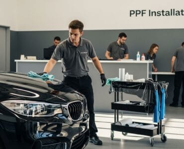 PPF installation workshop