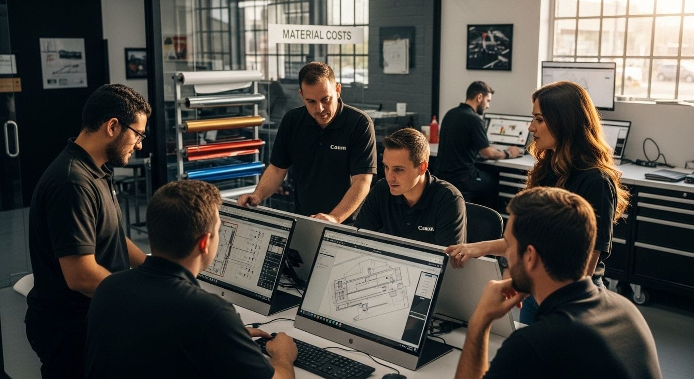 automotive shop material costs