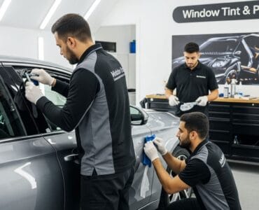 window tinting PPF workshop