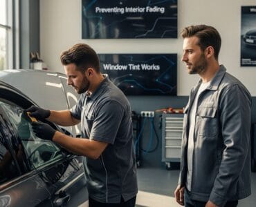 window tint application