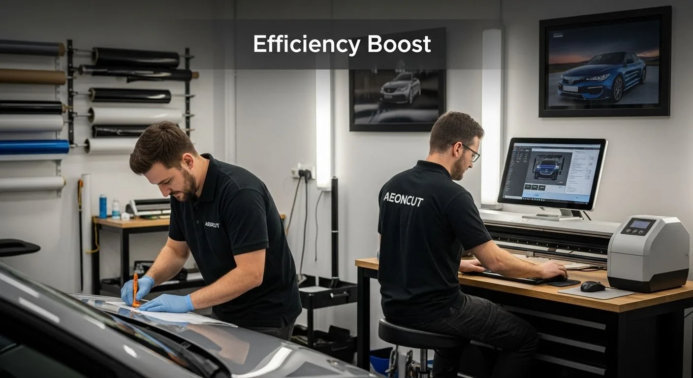 manual cutting vs Aeoncut – AEONCUT PPF Pre-cut Cutting software manual cutting vs Aeoncut