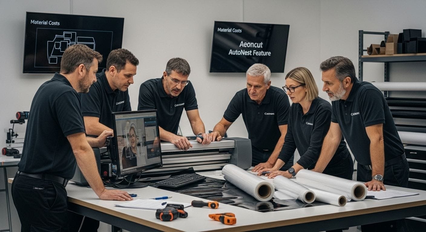 Aeoncut AutoNest material cost – AEONCUT PPF Pre-cut Cutting software Aeoncut AutoNest material cost