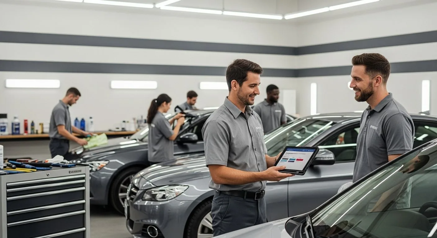 auto care subscription customer service modern workshop – AEONCUT PPF Pre-cut Cutting software auto care subscription, customer service, modern workshop