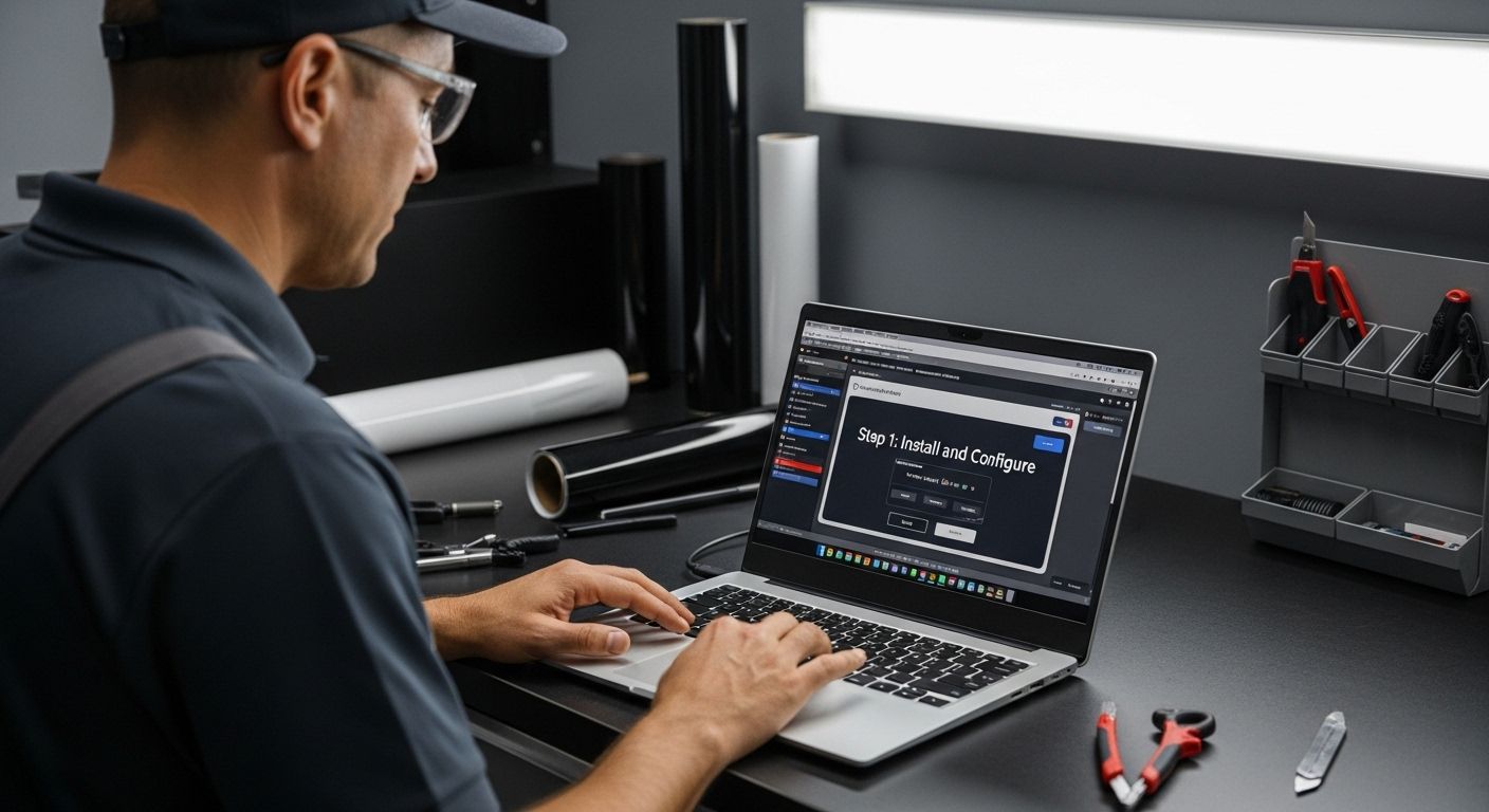 window tint cut software installation