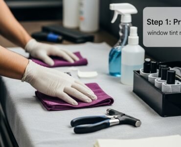 window tint maintenance preparation