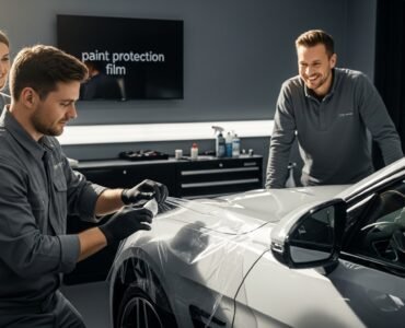 paint protection film application