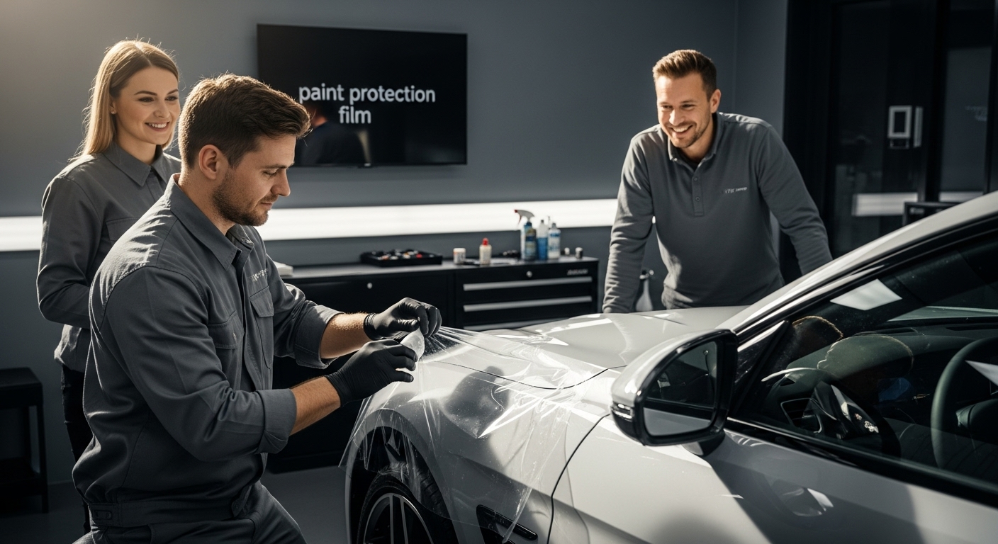 paint protection film application