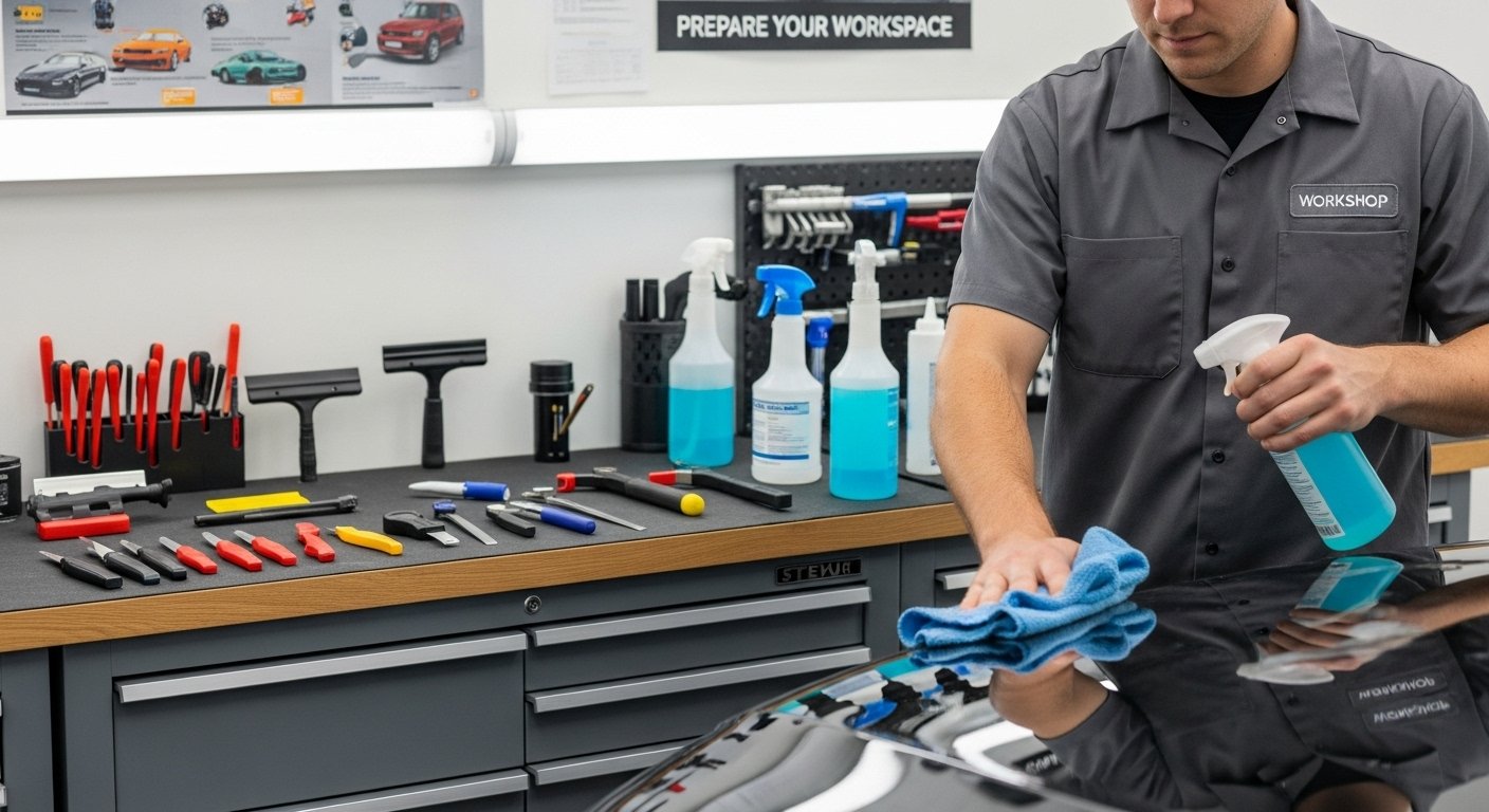 ppf precut installation workspace – AEONCUT PPF Pre-cut Cutting software ppf precut installation workspace