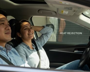 heat rejection window film interior