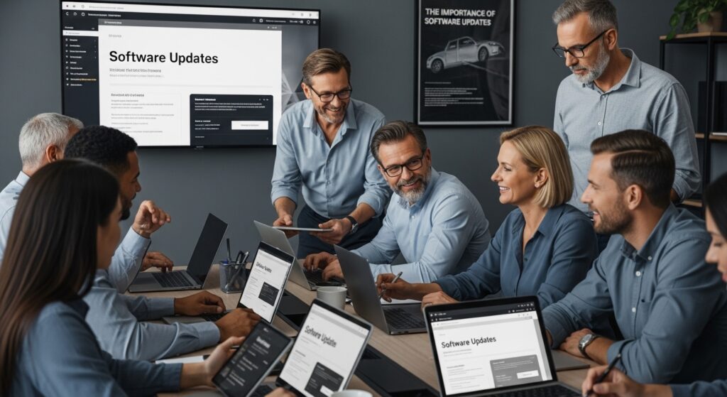 business software updates team