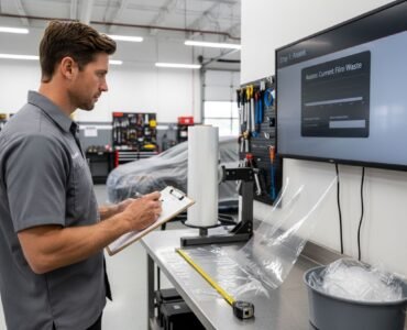 precut software film waste