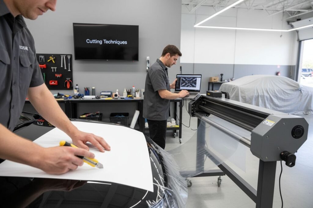 manual to digital cutting process