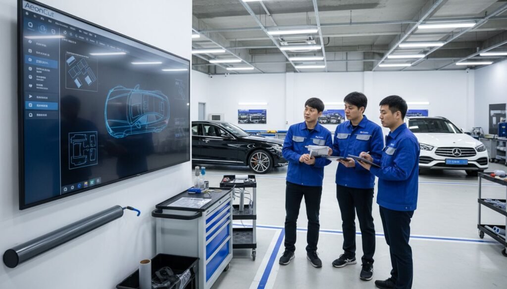 automotive PPF workshop – AEONCUT PPF Pre-cut Cutting software automotive PPF workshop