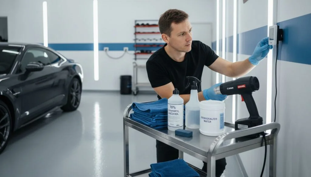 detailing workspace preparation – AEONCUT PPF Pre-cut Cutting software detailing workspace preparation